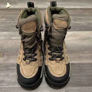 Cabela's Womans Tan and Black Outdoor Boots 6.5
